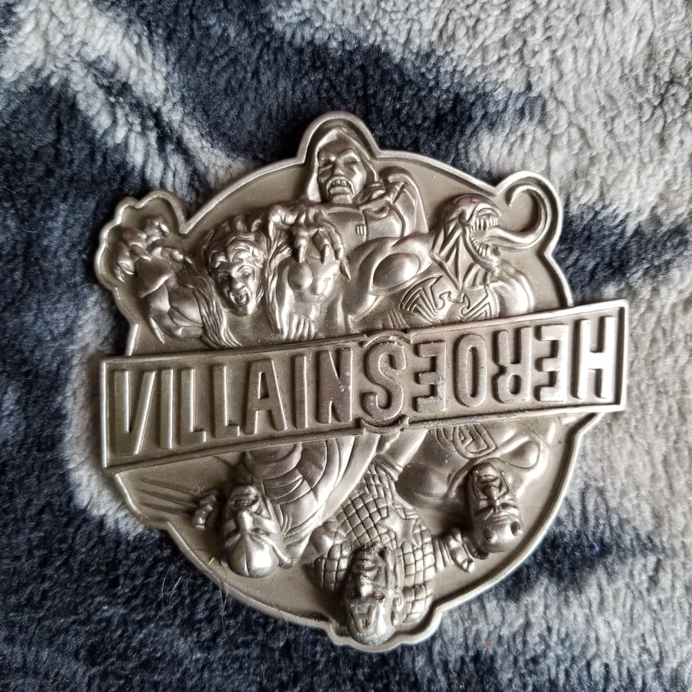Marvel Good and bad belt buckle
